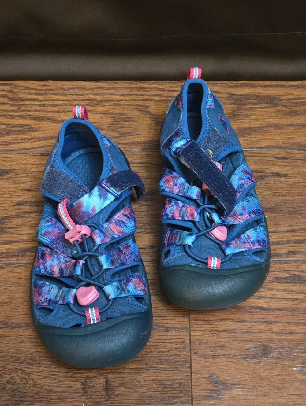KEEN- Kids Pink and Blue Sandals.